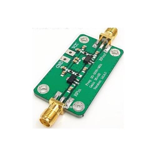 Radio frequency broadband low noise amplifier LNA (20-3000mhz gain: 35dB)