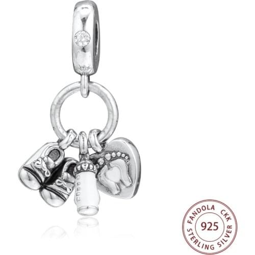 My Little Baby Dangle Charms 925 Sterling Silver Beads Fits Original Bracelets Women DIY Jewelry Making Gift Bijoux Femme