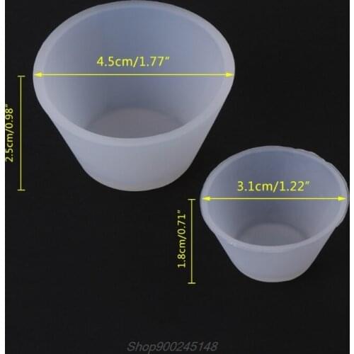 Silicone Mold Cup Dispenser DIY Epoxy Resin Jewelry Making Tool Handmade 2 Size Dropshipping