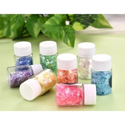 Dazzling Broken Sugar Shell Pieces Flashing Debris UV Material Epoxy Jewelry Filling For Resin Mold DIY Jewelry Making 15ml