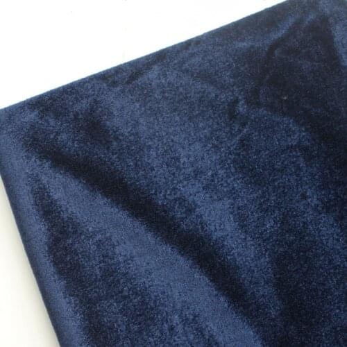 Navy blue gold velvet cloth fabric display background cloth conference table cloth train suit homedecor fabric 1X1.5M