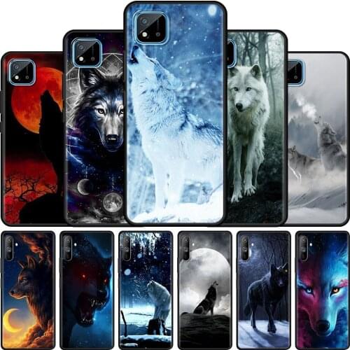 Wolf Top Design Cell Phone Case for Realme 6 7 8 C3 C21 XT 5 GT Neo C11 X50 Pro 5G C25 Mobile Phones Cover Coque