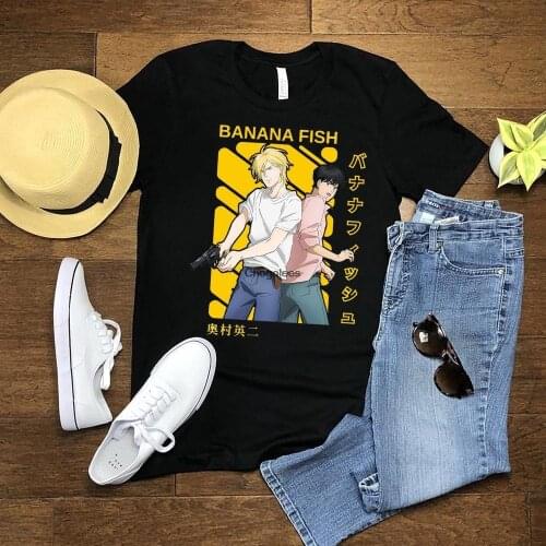 Banana Fish Shirts Ash Lynx Eiji Okumura Banana Fish Japanese Anime Shirt