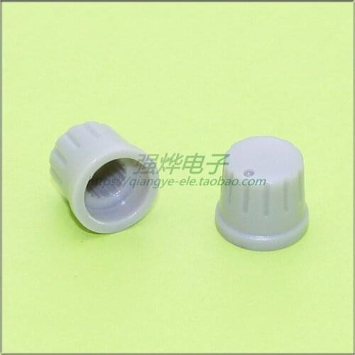 10 pieces 13*11.5MM gray plastic knob potentiometer knob speed control knob flower shaft inner hole 6MM