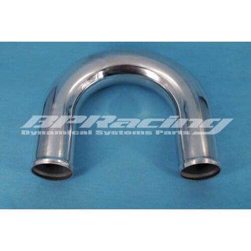 2.36" Inch /60mm/180 degree U-type Polished DIY aluminum pipe /Thickness 2mm/intercooler pipe / air intake pipe/ Can be welded