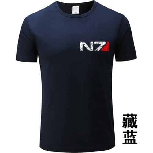 2020 Games N7 Mass Effect 3 T Shirt Men Systems Alliance Military Emblem Game TShirts Women Tee T-Shirt Men TShirt DG-55