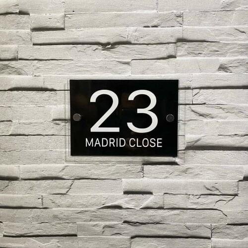 House Door Acrylic Signs, Plaques Door, Numbers, Personalised Name Plate wall