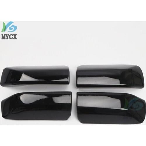 Fit for Toyota 4Runner N280 2010-2019 Car Accessories Black Car Roof Rack Bar Rail End Protection Cover Shell 4pcs