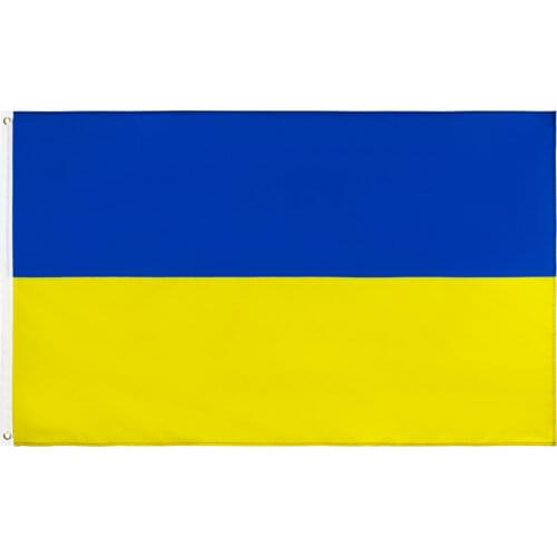 Jennifer 3x5fts 90x150cm Blue Yellow UA UKR Ukraine Flag For Decoration