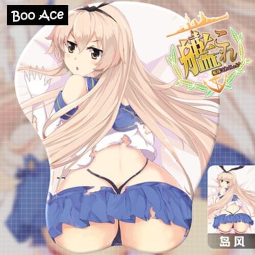 Kantai Collection Shimakaze Anime 3D Bottom Mouse Pad Wrist rest