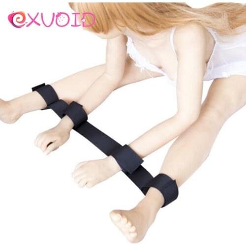 EXVOID Handcuffs Ankle Cuffs Kit Slave Restraints BDSM Bondage Erotic Accessories Adult Games Sex Toys For Couples Flirting