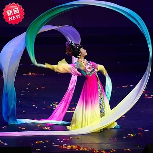 New Design Li Yugang Performance Dance Costume Neon Gradient Color Tang Dynasty Princess Costume Cross-gender Cosplay