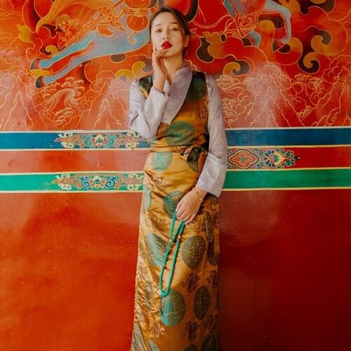 Autumn Tibetan clothing womens XiZang Bola Lhasa new two-piece Tibetan suits unique special high quality