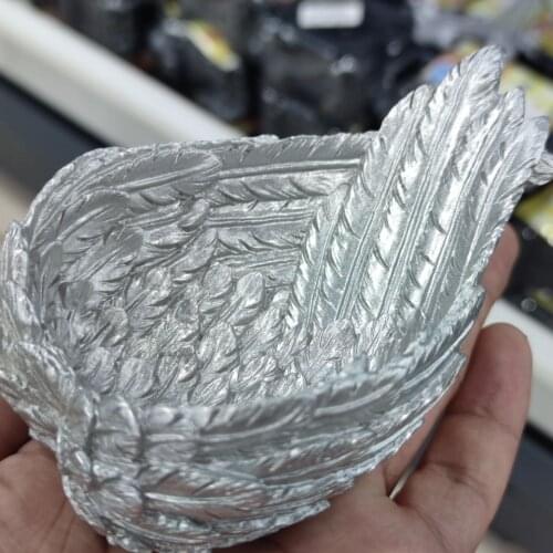 Bird Wings Figurine Display Stand for Crystal Glass Lens Ball Sphere Egg Globe Stone Holder Photography Lensball Base Home Decor