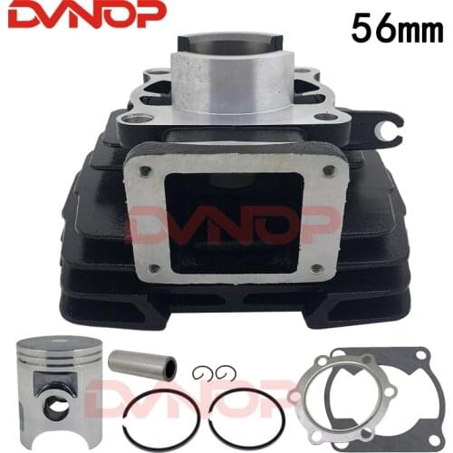 Motorcycle cylinder piston ring gasket DT125 diameter 56mm Piston pin 16mm for yamaha 125cc DT 125