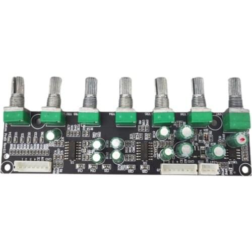 SOTAMIA 5.1 Pre-Amplifier Tone Board 6 Channel Independent Volume Adjustment Bass Frequency DIY 5.1 Home Audio Amp DC15-35V