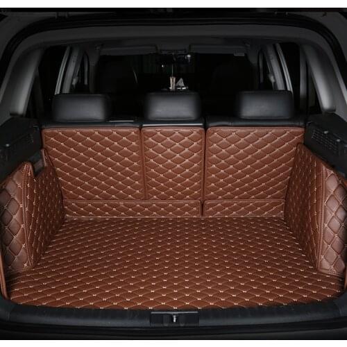 All Surrounded Durable Special Car Trunk Mats for Maserati Quattroporte Ghibli Most Models 3D No Odor Waterproof Carpets Levante