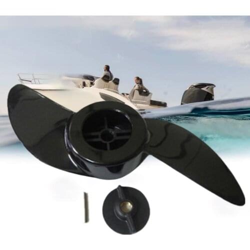 Durable Outboard Motor Electric Engine 2 Blades Replacement Parts Stable Outdoor Boat Propeller Fishing Marine For Haibo ET34L