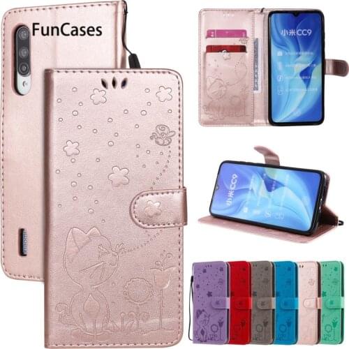 Multicolor Stand Case For capinha Xiaomi CC9 Carcaso Casa sFor cover 9 Lite A3 Pro CC PU Leather Flip Wallet Phone Cover Xiao mi