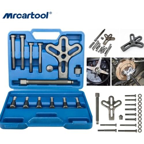 13Pcs Bearing Puller Harmonic Balancer Steering Wheel Removal Set Crankshaft Gear Bearing Pullery Repair Kit Disassembly Tool