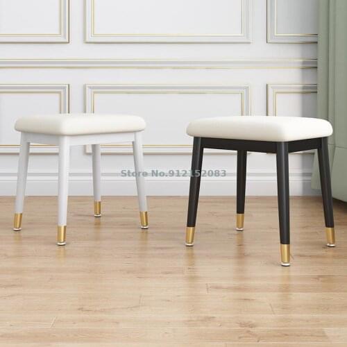Nordic light luxury dressing stool modern minimalist net red home shoe changing stool bedroom dressing table stool makeup chair