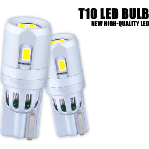T10 W5W LED High Quality Led Lights for Auto High Bright 6000K Singal Light 3020 Chip 5SMD Avoid Poor Contact 12V