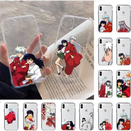 YNDFCNB Anime Inuyasha Higurash Japan Phone Case for iPhone 11 12 pro XS MAX 8 7 6 6S Plus X 5S SE 2020 XR cover