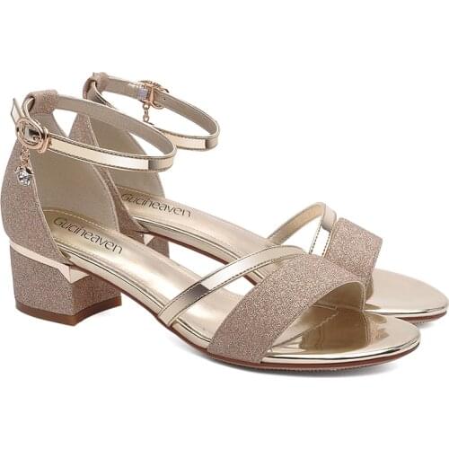 2018 Summer Guciheaven Woman Casual Open Toe Ankle Strap Sandals Size eur34-40