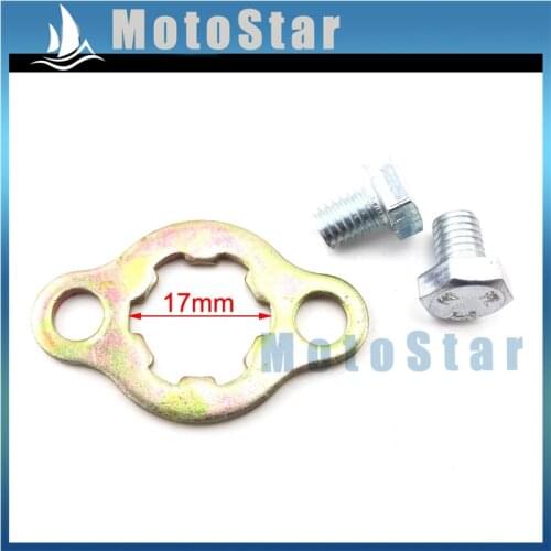 17mm Engine Sprocket Gear Retainer Plate Locker For Chinese ATV Quad 4 Wheeler Pit Dirt Motor Bike Motorcycle