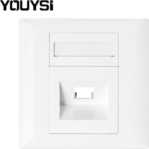 YOUYSI 10PCS FTTH fiber panel fiber optic terminal junction box 86 information panels 86 Desktop Box