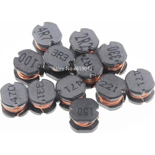 20PCS CD54 Power Inductor SMD 2.2UH 3.3UH 4.7UH 6.8UH 10UH 22UH 33UH 47UH 68UH 100UH 220UH 330UH 470UH