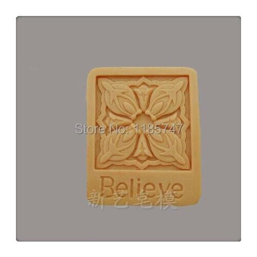 Believe DIY 3D Soap Mold Handmade Soap Silicone Mold Decorating Craft Molds