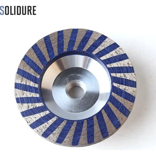 4 inch Coarse# grinding resin filled aluminum diamond cup wheels with Aluminum backer for grinding stone,concrete and tiles