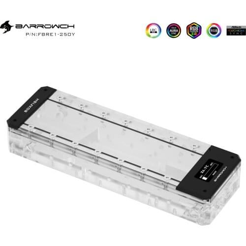 Barrowch Boxfish Acrylic Transparent Square Digital Reservoir Tank 250mm FBRE1-250Y