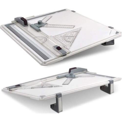 Drafting Table A3 Drawing Board Set With Parallel Motion Accessories Technical Adjustable Angle Multi-function Portable Ruler