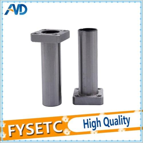 2pcs LMK12LUU LMK12L Long Type Flange Bearing Linear Bush LMK12L LMK12LUU For 3D Printer Ultimaker 2 UM2 CNC Parts