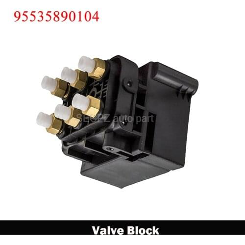 For Q7 VW Touareg Cayenne 955 Air Suspension Air Pump Supply Solenoid Valve Block 95535890104 7L0698014 7P0698014