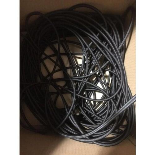 2meters a lot 8mm black elastic rope wholesale best quality for trampoline and chairs elastic cord for bungee