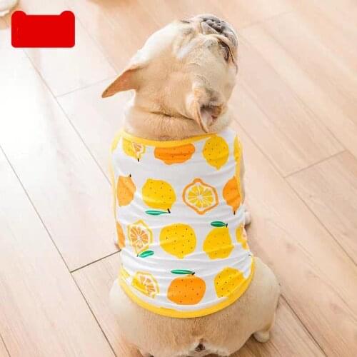 Fadou Vest Thin Bullfighting Dog Pug Medium Sized Dog Puppies Dog Clothes Pet Four Seasons