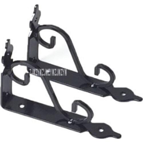 Hot sale 2pcs/lot European-style Iron Triangle Bracket Wall Right Angle Bracket Fixed Load Bearing Frame with Black / White