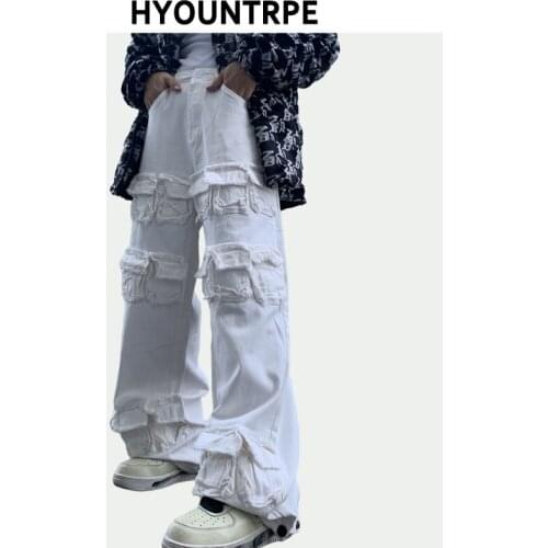 Мужские джинсы карго HYOUNTRPE China At AliExpress