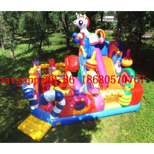 China Guangzhou) inflatable slides, inflatable castles, Inflatable pool slide Obstacle course TOB-197