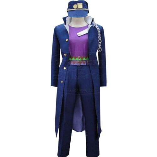 2017 JoJos Bizarre Adventure Kujo Jotaro unisex Anime cosplay costume
