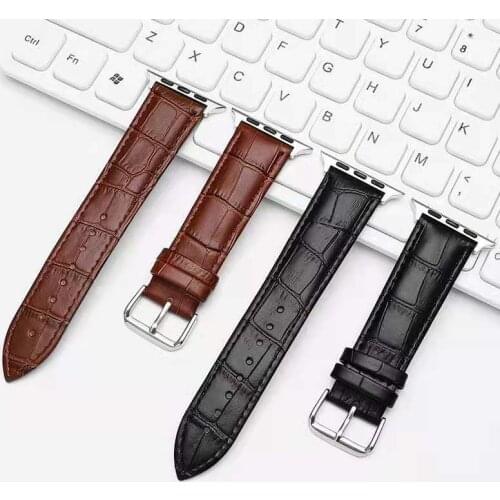 Leather Bracelet for apple watch band 38mm 40mm series 6 SE 5 4 3 2 1 for iwatch straps 42mm 44mm wrist band classic design 2021