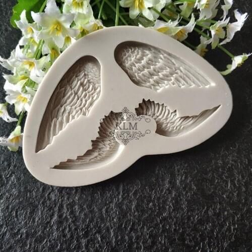 Angel Wing Silicone Mould Chocolate cake tools Cake fondant tool KLM-0069