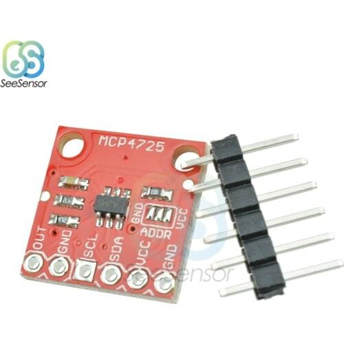 MCP4725 I2C DAC Breakout Module Development Board I2C Interface 2.7V to 5.5V