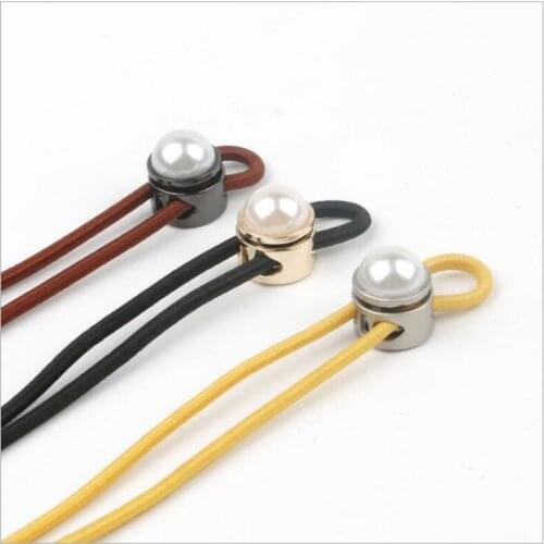 Metal Elastic Adjuster Buckle Stoppers Cord Locks Toggle Claps Buckle Sportswear Shoelace Bag Accessories 30pcs