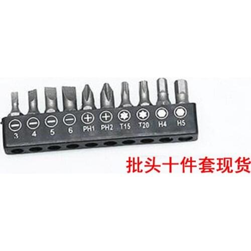 10Pcs/set 1/4" Hex Torx T25 Screwdrivers Bits Tools Set Kit 25MM Screwdriver Set Repair Tool