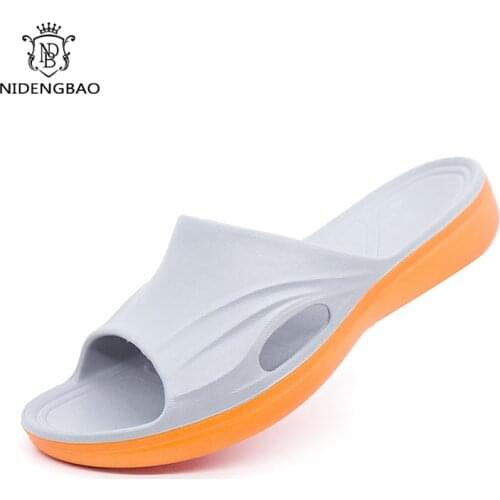 Bathroom Non-slip Slippers Men Big Size 38-49 Home Couple Shoes Men Environmentally Odorless High Quality EVA Light Slipper