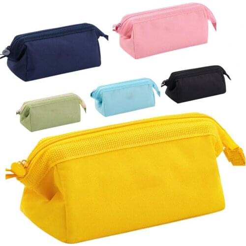 Pen Organizer Hanging Rope Design Large Capacity Oxford Cloth Student Pencil Stationery Bag for Kids